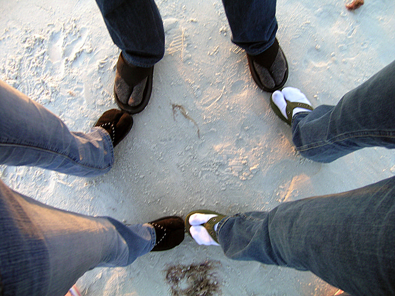 Flip Flop Tabi Toe Thicker Athletic Socks
