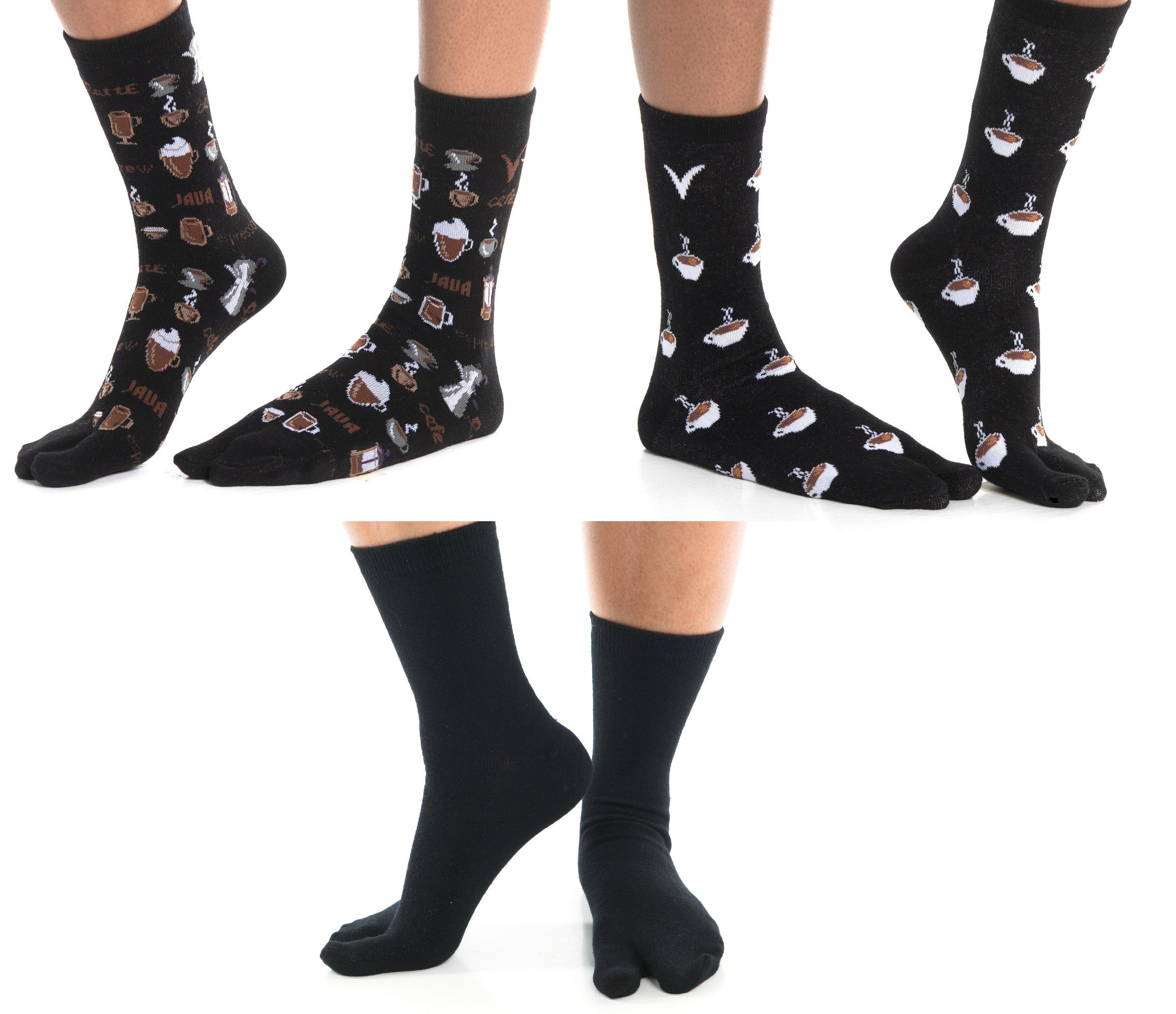 Casual Crew - Patterns – V-Toe Socks, Inc