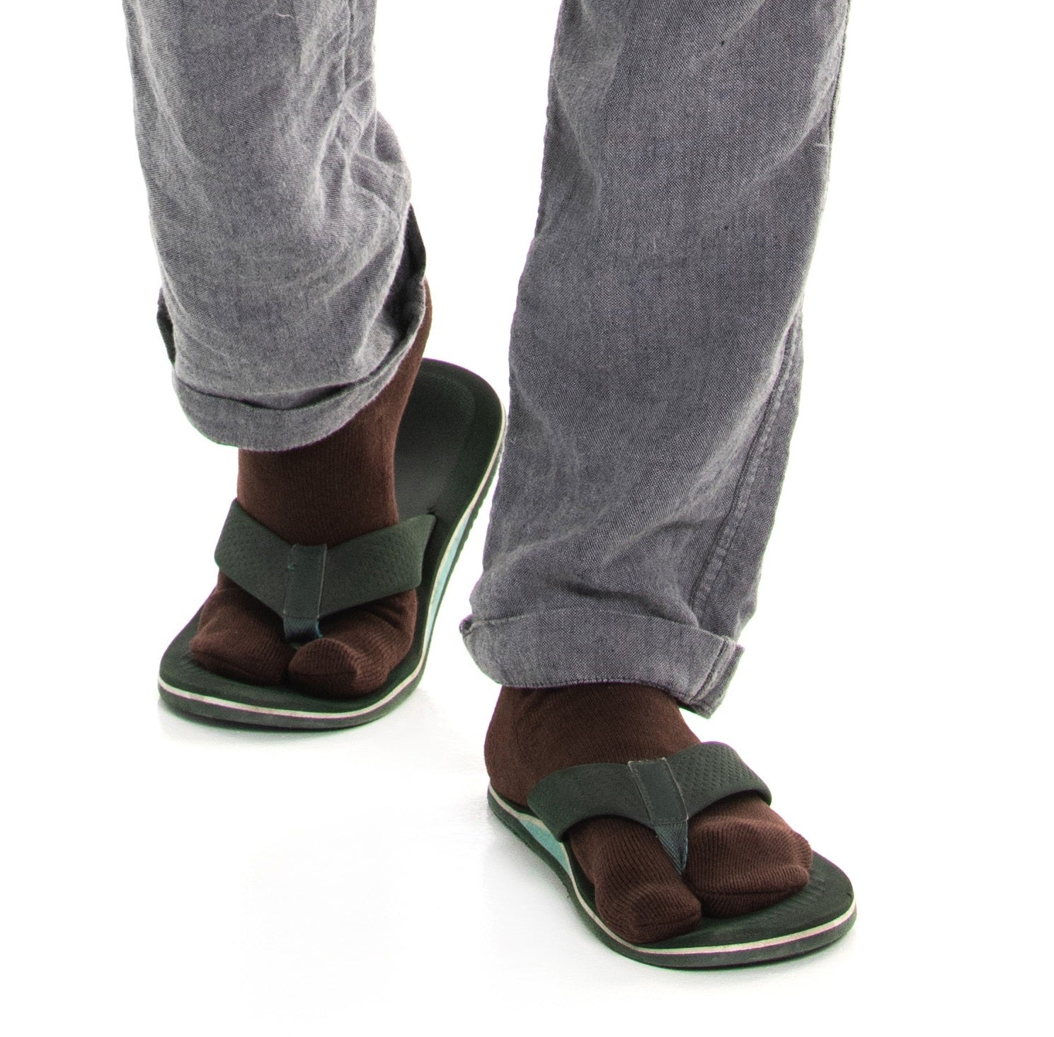 Brown split toe socks for women flip flop socks tabi for men and women socks and birkenstocks