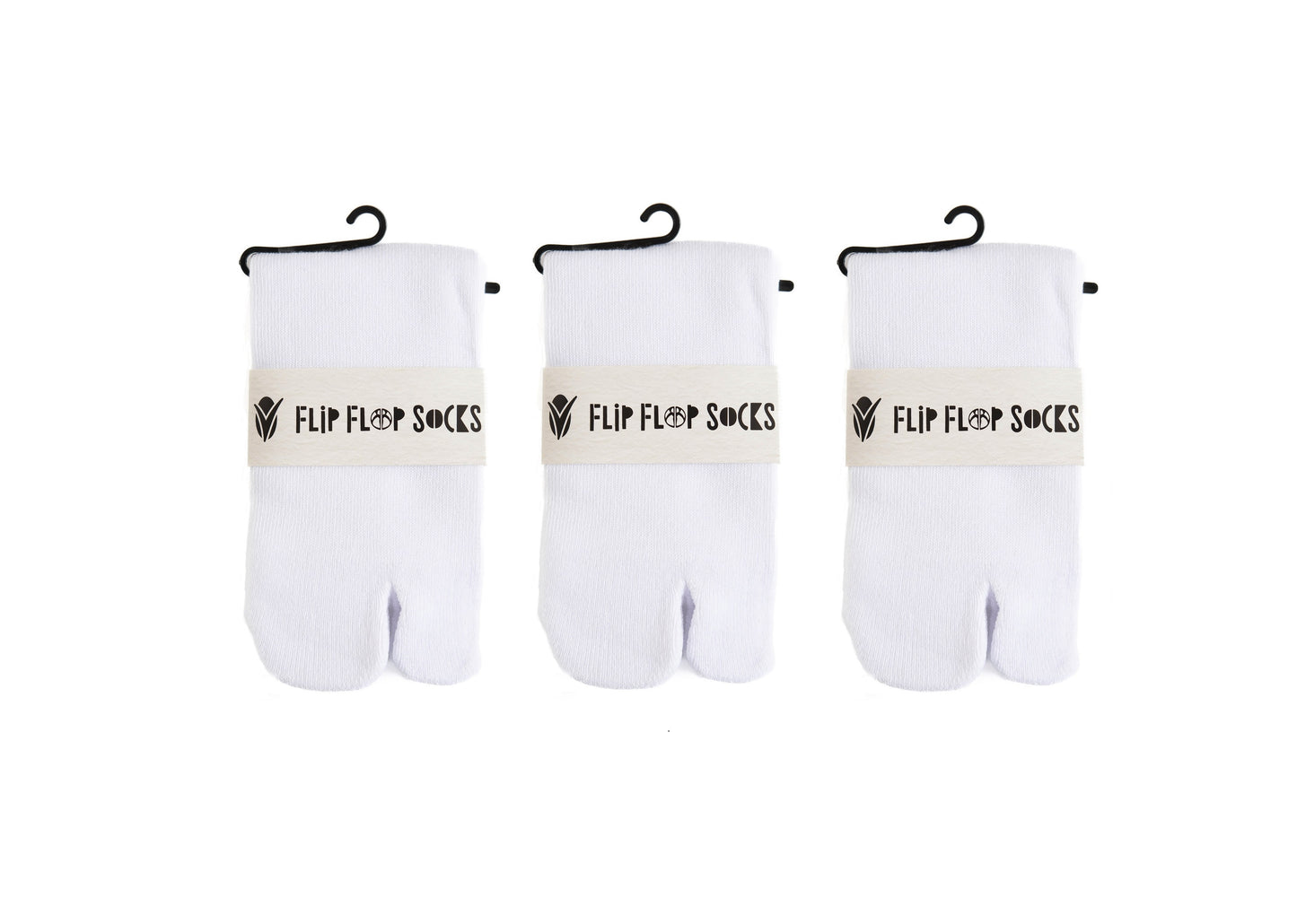 V-Toe Flip-Flop Socks Ankle Tabi 3 Pairs Thicker Comfy Warm Styles White Casual or Athletic
